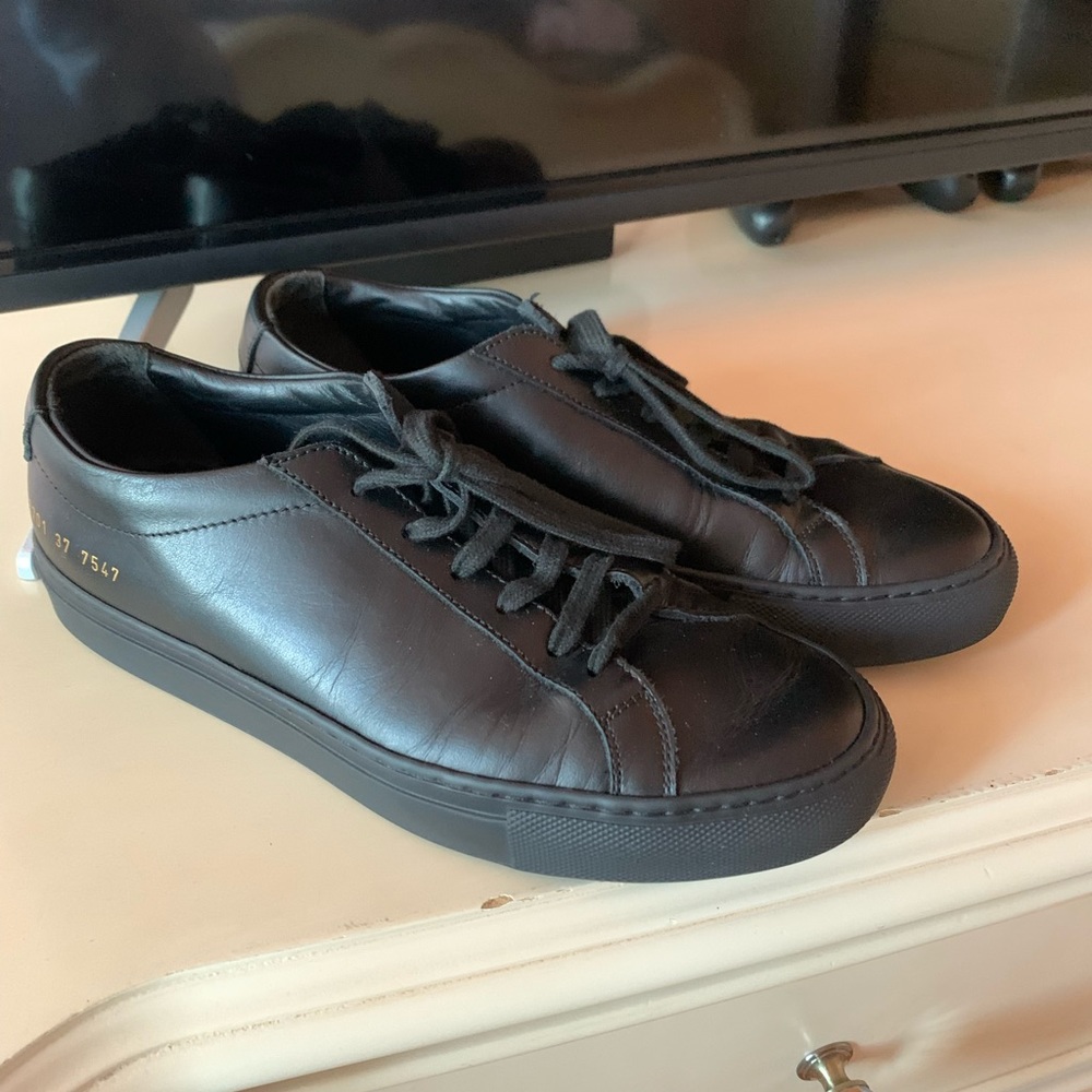 Common Projects, all black, like new